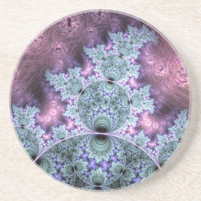 Green Energy Drink Coaster (Front)