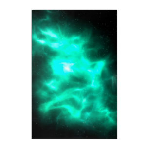 Green Energy Galaxy Acrylic Wall Art
