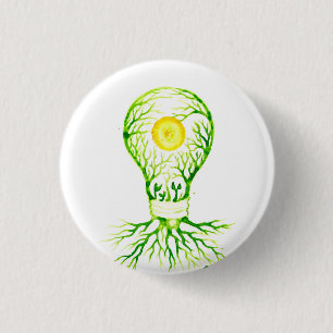 Green energy poster canvas print postcard ceramic button