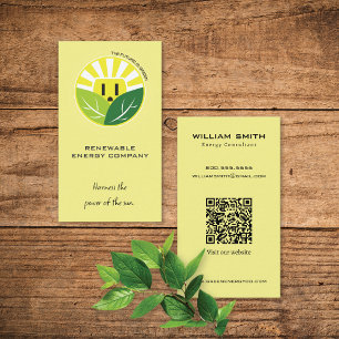 Green Energy Renewables Company Business Card
