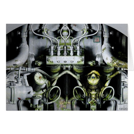 Green Engine Digital Artwork Cards (Front Horizontal)