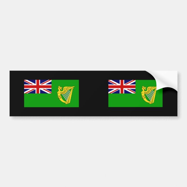 Green Ensign, Ireland Bumper Sticker (Front)