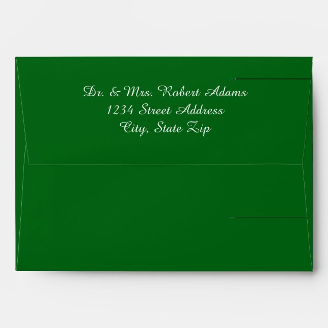 Green - Envelope (Back (Top Flap))