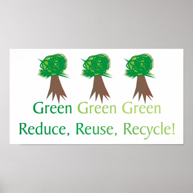 Green Enviro-friendly Poster (Front)