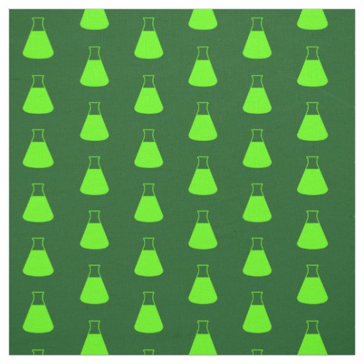 Green Erlenmeyer Flask Fabric