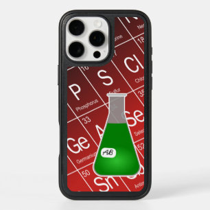 Green Erlenmeyer Flask (with Initials) Chemistry iPhone 16 Pro Max Case