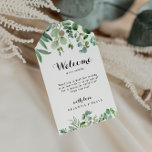 Green Eucalyptus Botanical Wedding Welcome Gift Tags<br><div class="desc">These green eucalyptus botanical wedding welcome gift tags are perfect for a modern wedding. The design features hand-painted artistic beautiful eucalyptus green leaves,  assembled into neat bouquets to embellish your event.

These tags are perfect for hotel guest welcome bags and destination weddings.</div>