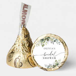 Green Eucalyptus Floral Bridal Shower Hershey®'s Kisses®