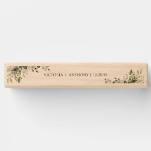 Green Eucalyptus Floral Bridal Shower Topple Tower