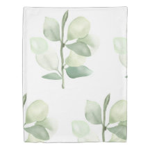 Green Eucalyptus Leaves,  delicate pastel decor