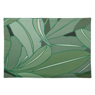 Green Eucalyptus Leaves Pattern 