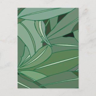 Green Eucalyptus Leaves Pattern