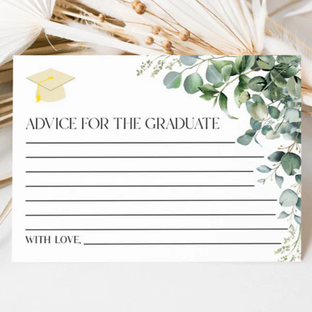 grad party advice cards Amazon.com: Fibevon Graduation Advice Cards main image 1