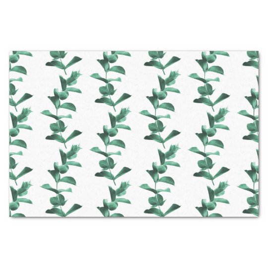 Green Eucalyptus Sprig Tissue Paper