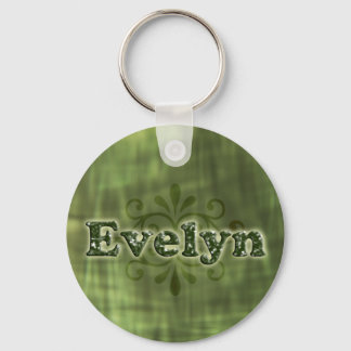 Green Evelyn Keychain