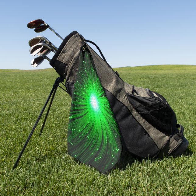 Green Explosion Golf Towel (Green)