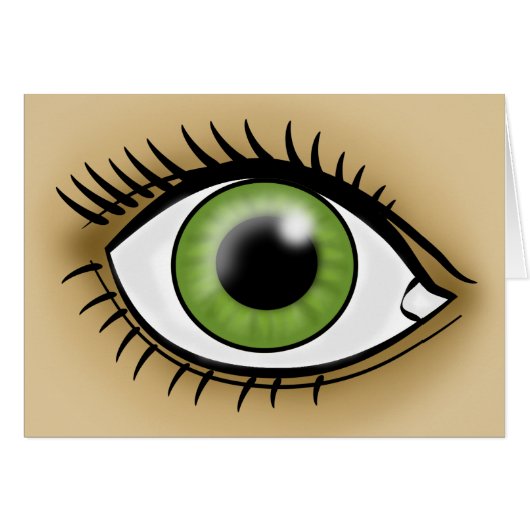 Green Eye icon Cards (Front Horizontal)