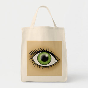 Green Eye icon Tote Bag