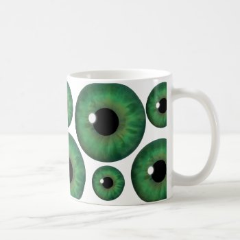 Green Eye Iris Cool Custom Mug by sunnymars at Zazzle