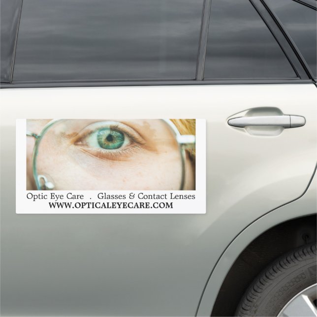 Green Eye, Optician, Technical Practitioner Car Magnet (In Situ)