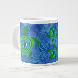 Green Eye Turtle Jumbo Mug