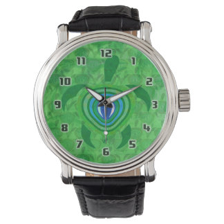 Green Eye Turtle Wrist Watches