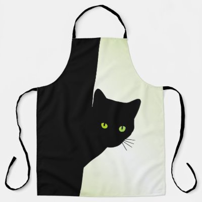 Green Eyed Black Cat