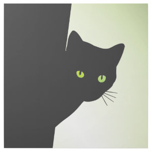Green Eyed Black Cat Gallery Wrap