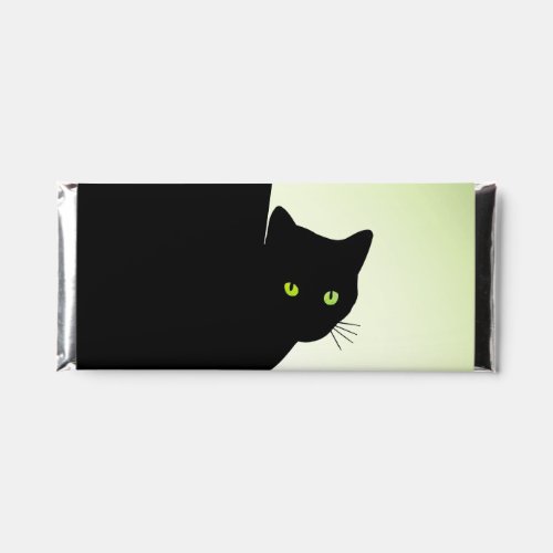 Green Eyed Black Cat Hershey Bar Favors