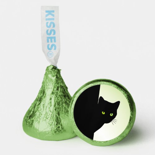 Green Eyed Black Cat Hersheys Kisses