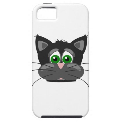 Green-eyed black Cat iPhone SE/5/5s Case