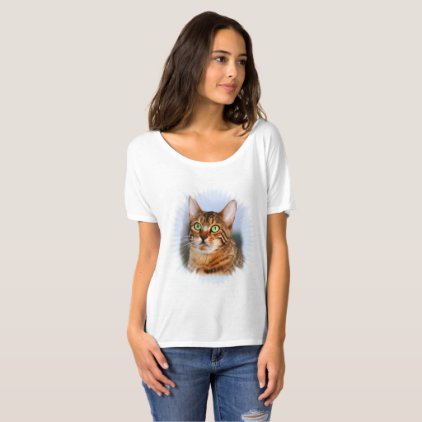 Green Eyed Cat T-shirt