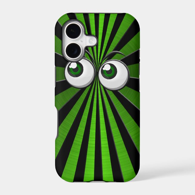 Green-Eyed Eyeballs Case-Mate iPhone Case (Back)
