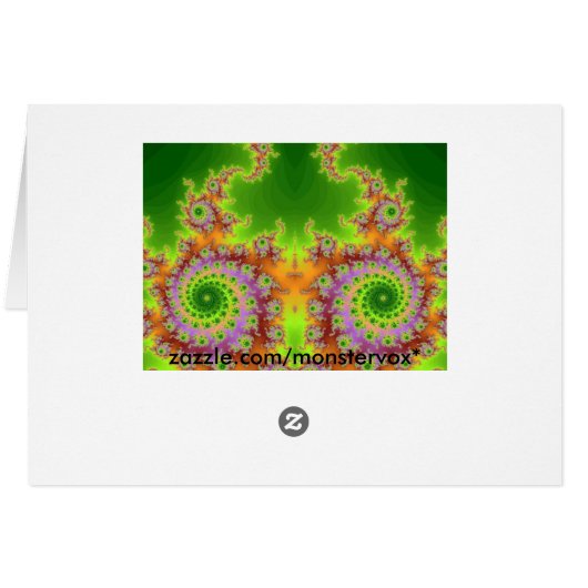 Green Eyed Fractal (Back Horizontal)