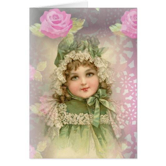 Green-Eyed Girl Cards (Front)