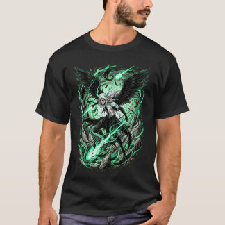 Green Eyed Pale Espada Cuarta Arrancar Resurrectio T-Shirt