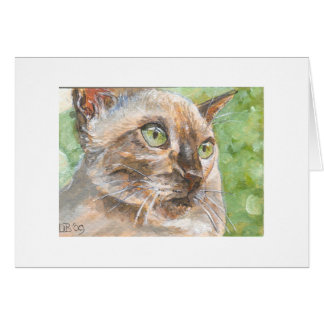 Green eyes cards