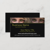 Green Eyes D3 - Fantasy Business Cards (Front/Back)