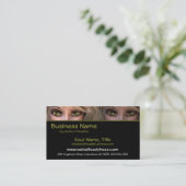 Green Eyes D3 - Fantasy Business Cards (Standing Front)