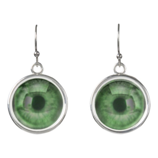 Green Eyes Earrings (Front)