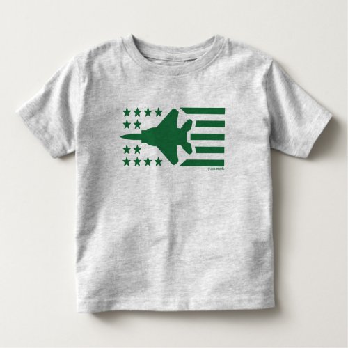 Green F_15 Jet Stars and Stripes Toddler T_shirt