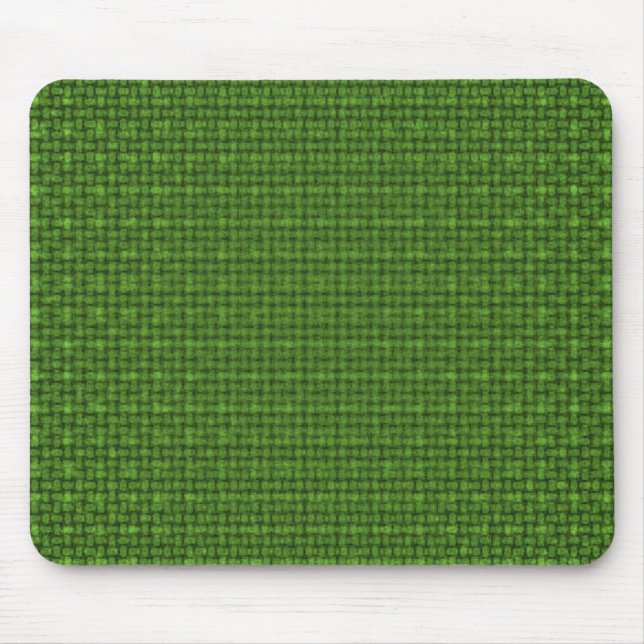 Green Fabric Texture Mouse Pad (Front)