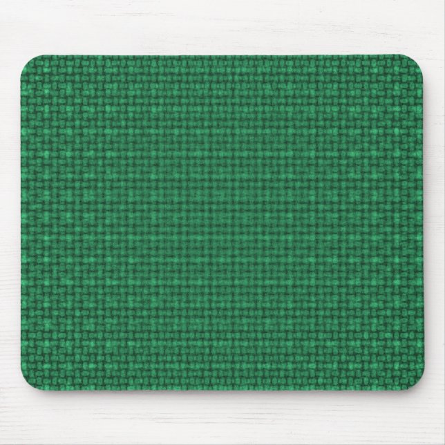 Green Fabric Texture Mouse Pad (Front)