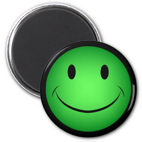 Green Face Magnet