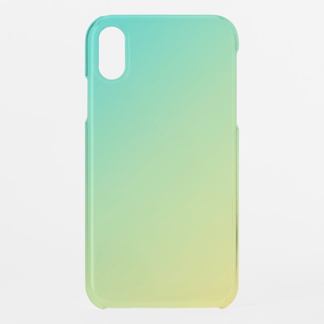 green fade uncommon iPhone case (Back)