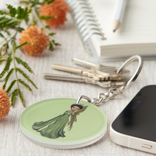 Green Fairy Keychain (Front Right)