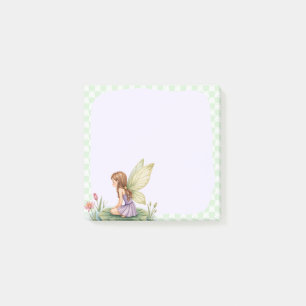 Green Fairy Memo Pad – Enchanting Note-Taking Post-it Notes
