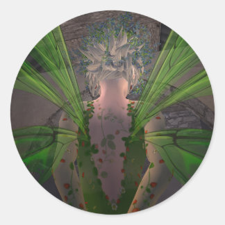 Green Fairy @ Secret Door Classic Round Sticker