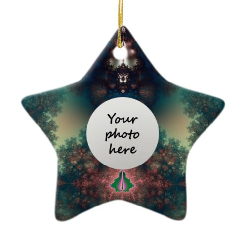 Green Fairy Tale Ceramic Ornament