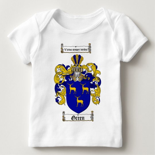 GREEN FAMILY CREST - GREEN COAT OF ARMS BABY T-Shirt